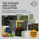 O Naturals Exfoliating Soap Bar Cedarwood - Natural Exfoliating Bar Soap - Heavy Grit Mens Soap - Apricot Kernels Bar Soap - Bar Soap For Men - Mens Soap Bar - Soap For Men Face Soap Bar Mens Bar Soap