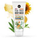 Puriya Tea Tree Body Wash, Use With Jock Itch, Athletes Foot, Body Back Acne Treatment, Moisturizing Natural Wash For Men, Women, Dry Skin, Eucalyptus, Mint Oil Shower Gel Soap