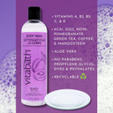 Vitabath Black Plum Body Wash Moisturizing Bath & Shower Gel Cleanser - Radiant Cleanse & Restore Nourishing Skincare For Women & Men - Paraben-Free - 12 Fl Oz
