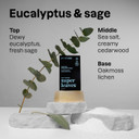 Attitude Bar Soap Body Wash For Men, For Body And Hands, 99% Natural Origin Ingredients With Avocado Oil, Ewg Verified, Eucalyptus & Sage, 4 Oz