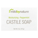 Castile Bar Soap, Peppermint, 5 Oz (141 G), Mild By Nature