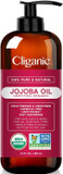 Cliganic Organic Bulk Carrier Oil Trio - Jojoba, Argan & Castor (16Oz Each)