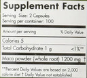 Maca Magic Organic Capsules, 200 Count
