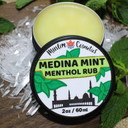Medina Mint Menthol Rub Cream | 100% Natural Chest Rub | No Petroleum | Organic Arnica || Made In Canada - Muslim Cosmetics - Medina Mint Balm 2Oz