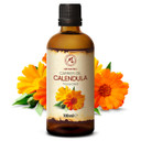 Calendula Oil 3.4 Fl Oz (100Ml) - Calendula Officinalis Flower Extract  Infused - Almond Oil Base - 100% Pure & Natural - Marigold Oil  Benefits For Skin, Nails, Hair, Face, Body