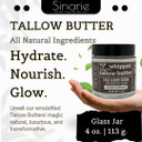 Grass-Fed Beef Tallow Body Butter - Emulsified, Non-Greasy Moisturizer, 4 Oz Soaps & Skin Care (4 Oz., Sahara Silk)