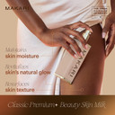Makari Premium+ Body Brightening Beauty Milk (4.57 Fl Oz) | Anti-Aging Body Lotion | Softens And Smoothens Skin | Helps Diminish Discolorations And Dark Marks | Enhances Luminosity And Vibrance