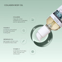 Advanced Clinicals Hydrating Collagen Oil For Body & After Shower | Visible Anti Aging Skincare Moisturizer Collagen Body Oils For Women & Men Helps Soften Appearance Of Crepey Skin, Large 12 Fl Oz