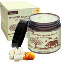 Beef Tallow For Skin Honey Balm 7 Oz Unscented Grass Fed Beef Tallow Face Moisturizer Organic Body Butter With Infused Olive Oil Lotion For Extremely Dry Skin