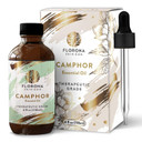 Florona Camphor Oil 100% Pure & Natural - 4 Fl Oz, For Hair, Face & Skin Care, Massage
