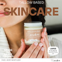 100% Grass Fed Beef Tallow For Skin Care - Face + Body - Whipped Moisturizer - Natural Lotion, 4 Fl. Oz. (Vanilla Latte) 100% Grass Fed Beef Tallow For Skin Care - Face + Body - Whipped Moisturizer - Natural Lotion, 4 Fl. Oz. (Vanilla Latte)