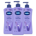 Vaseline Intensive Care Calm Healing Body Lotion 4 Count For Dry Skin Lotion Made With Ultra-Hydrating Lipids And Lavender Extract To Heal And Restore Dry Skin 20.3 Oz