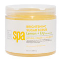 Bcl Spa Sugar Scrub For Deep Hydration & Exfoliation With Certified Organic Ingredients For Professional And Home Use (16 Oz, Lemon And Lily)