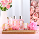 Spa Luxetique Bath And Body Gifts For Women 8Pcs Jasmine Scented Spa Sets With Bubble Bath Gift Baskets For Women Mother'S Day Gifts For Mom