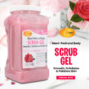 Spa Redi  Sensual Rose Pumice Scrub Gel, Exfoliating, Hydrating & Nourishing, Infused With Hyaluronic Acid, Amino Acids, Panthenol And Comfrey Extract For Glowy Smooth Skin  128Oz Gallon