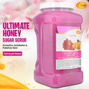 Spa Redi  Sugar Body Scrub, Sensual Rose, 128 Oz, Exfoliating, Moisturizing, Hydrating And Nourishing, Glow, Polish, Smooth And Fresh Skin - Body Exfoliator