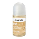 Babaria Roll-On Deodorant, Oat - Antiperspirant For Women And Men - 24-Hour Protection For Sensitive Skin - Soothing Anti Sweat Deodorant - 6 Pc