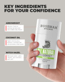 Bossman Unisex, All Natural Deodorant For Men & Women | Aluminum Free | 24 Hours Of Protection | Grove Scent Bossman Unisex, All Natural Deodorant For Men & Women | Aluminum Free | 24 Hours Of Protection | Grove Scent