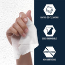 Certain Dri Antiperspirant Wipes For Excessive Sweating & Hyperhidrosis  72Hr Clinical Strength Odor & Perspiration Protection, Travel-Friendly, Dermatologist Recommended, (10 Count)