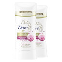 Dove Ultimate Antiperspirant Deodorant Stick Peony And Rose Water 2.6 Oz 2 Count