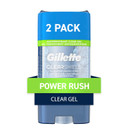Gillette Sport High Performance Aniperspirant And Deodorant, Power Rush Clear Gel - 3.8 Oz Ea, 2 Count, 5