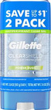 Gillette Sport High Performance Aniperspirant And Deodorant, Power Rush Clear Gel - 3.8 Oz Ea, 2 Count, 5