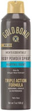 Gold Bond Men'S Essentials Talc-Free Body Powder Spray 7 Oz. Recharge Scent Wetness Protection