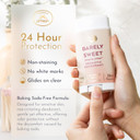 Honestly Phresh Prebiotic Natural Deodorant For Women  Aluminum & Baking Soda Free With 24 Hour Odor Protection. Clean Vegan Deodorant For Sensitive Skin. Made In Usa  Rose Clay Scent, 2.5 Oz