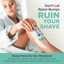 Bump Patrol For Her - Calm & Hydrating Aftershave For Women - Razor Bumps, Razor Burn, And Ingrown Hair Treatment For Bikini Area, Underarms, And Legs - Rose & Lavender Scent - (2 Fl Oz)