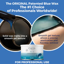 Cirepil - Blue - 400G / 14.11 Oz Wax Tin - All-Purpose & Unscented - Perfect For Sensitive Skin - Disposable Blue Wax Refill Bag - Fluid Gel Texture, Easy Removal, Peel-Off Wax - No Strip Needed