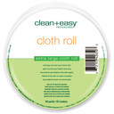 Clean + Easy Extra Large Cloth Wax Strips Roll  Non-Woven Epilating Roll For Hair Removal, Muslin Wax Strips For Body & Legs, 50 Yards