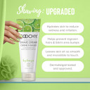 Coochy Shave Cream - Moisturizing Shave Lotion - Gentle Intimate Shaving Cream - For Bikini Area, Underarms, Legs & More - Rash-Free, Hydrating Formula - Key Lime Pie, 32 Oz