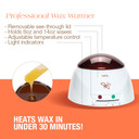 Gigi Waxing Starter Kit - At-Home Hair Removal Kit For Face & Body, Soft Wax Warmer, Pre & Post Waxing Care