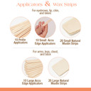 Gigi Waxing Starter Kit - At-Home Hair Removal Kit For Face & Body, Soft Wax Warmer, Pre & Post Waxing Care