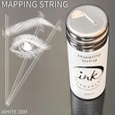 Brow Mapping String [100 Ft Bottles - 30 M] Pre-Inked String For Permanent Makeup And Microblading Supplies, Brow Mapping Kit, Pre-Inked Thread For Eyebrow Shaping (Black)