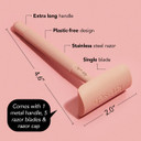 Kitsch Double Edge Razor Blades Refills, Bikini Safety Razor Blades Refills, Stainless Steel For Women And Men, Designed For A Close Shave, For Smooth Skin - 10 Count