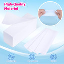 200 Pieces Large Non-Woven Wax Strips For Body And Facial Hair Removal, Salon Quality Epilating Strips