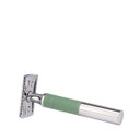 Mühle Neo Safety Razor|Double Edge Safety Razor For Beginners And Experienced Shavers|Sustainable Eco-Friendly And Reusable|For Men And Women|Chrome With Sage Green Silicone Grip Handle Mühle Neo Safety Razor|Double Edge Safety Razor For Beginners And Experienced Shavers|Sustainable Eco-Friendly And Reusable|For Men And Women|Chrome With Sage Green Silicone Grip Handle