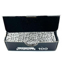 Parker Safety Razor, Premium Platinum Single Edge Razor Blades, 100 Count - For Professional Barber, Shavette And Disposable Blade Straight Razors