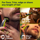Philips Norelco Oneblade 360 Blade, Genuine Replacement Blade, Face/Body Kit, For Oneblade Electric Shaver And Trimmer, Durable Stainless Steel, Trim, Edge And Shave, Qp614/80 Philips Norelco Oneblade 360 Blade, Genuine Replacement Blade, Face/Body Kit, For Oneblade Electric Shaver And Trimmer, Durable Stainless Steel, Trim, Edge And Shave, Qp614/80