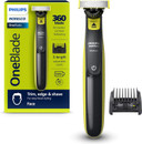 Philips Norelco Oneblade 360 Hybrid Face, Electric Beard Trimmer And Shaver, With 360 Blade Technology, 1X 360 Blade For Face, 5In1 Adjustable Comb, Model Qp2724/90 Philips Norelco Oneblade 360 Hybrid Face, Electric Beard Trimmer And Shaver, With 360 Blade Technology, 1X 360 Blade For Face, 5In1 Adjustable Comb, Model Qp2724/90
