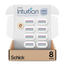 Schick Intuition Refill, Pure Nourishment Razors For Women | Intuition Razor Blades Refill & Schick Sleek Razors For Women With Sensitive Skin | 1 Razor & 3 Intuition Razor Blades Refill