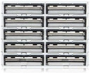 Taconic Shave 100 Twin Blade Razor Cartridges With Lubricating Strip - Compatible With All Gillette Trac 2 , G2, G Ii, Contour, Vector And Gillette Atra Razor Handles - Made In The Usa