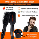 Tame'S Beard Straightener Essential Kit And Tame'S Orange Walnut Beard Soap Bundle