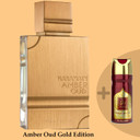Al Haramain Amber Oud Rouge - Arabian Perfume For Women And Men - Eau De Parfum Spray With Notes Of Rosemary, Lemon, Bergamot, Cedar, Spices, Amber, Musk, And Woody Resins - 2 Oz