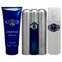 Cuba Prestige Platinum By Cuba For Men - 3 Pc Gift Set 3Oz Edt Spray, 6.7Oz Shower Gel, 3.3Oz After Shave
