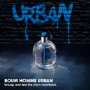 Boum Homme Urban Eau De Toilette - Spray Perfume For Men - Fruity Floral Scent - Notes Of Apple, Geranium, Bergamot- Made In France - 3.38 Fl.Oz