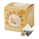 Pinky Up Mango Guava Boba Tea Sachets - Calorie Free Whole Leaf Rooibos Tea Bubble Tea - Boba Gift 12 Biodegradable Tea Bags