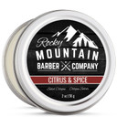 Rocky Mountain Barber Company Solid Cologne For Men  Citrus & Spice Scent  2 Oz Size - Made With Coconut Oil, Shea Butter - Long-Lasting Scent