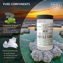 Dead Sea Collection Bath Salts For Men - Muscle Recovery Bath Soak - Top 10 Active Mens Pure Dead Sea Salt For Soothing And Relaxing - 37 Oz